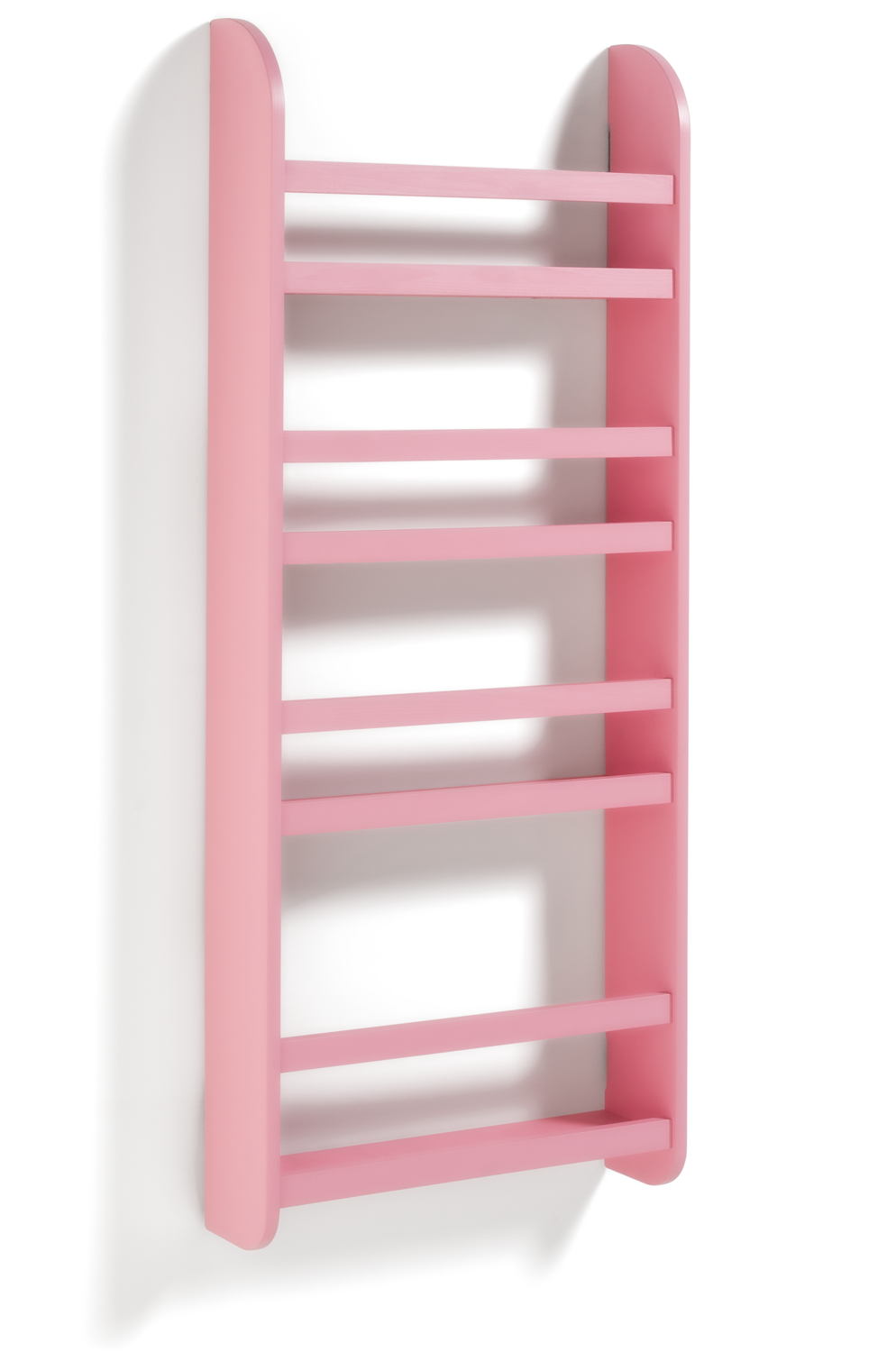 Habitat Scandinavia Wall Mounted Bookshelf Pink, £40