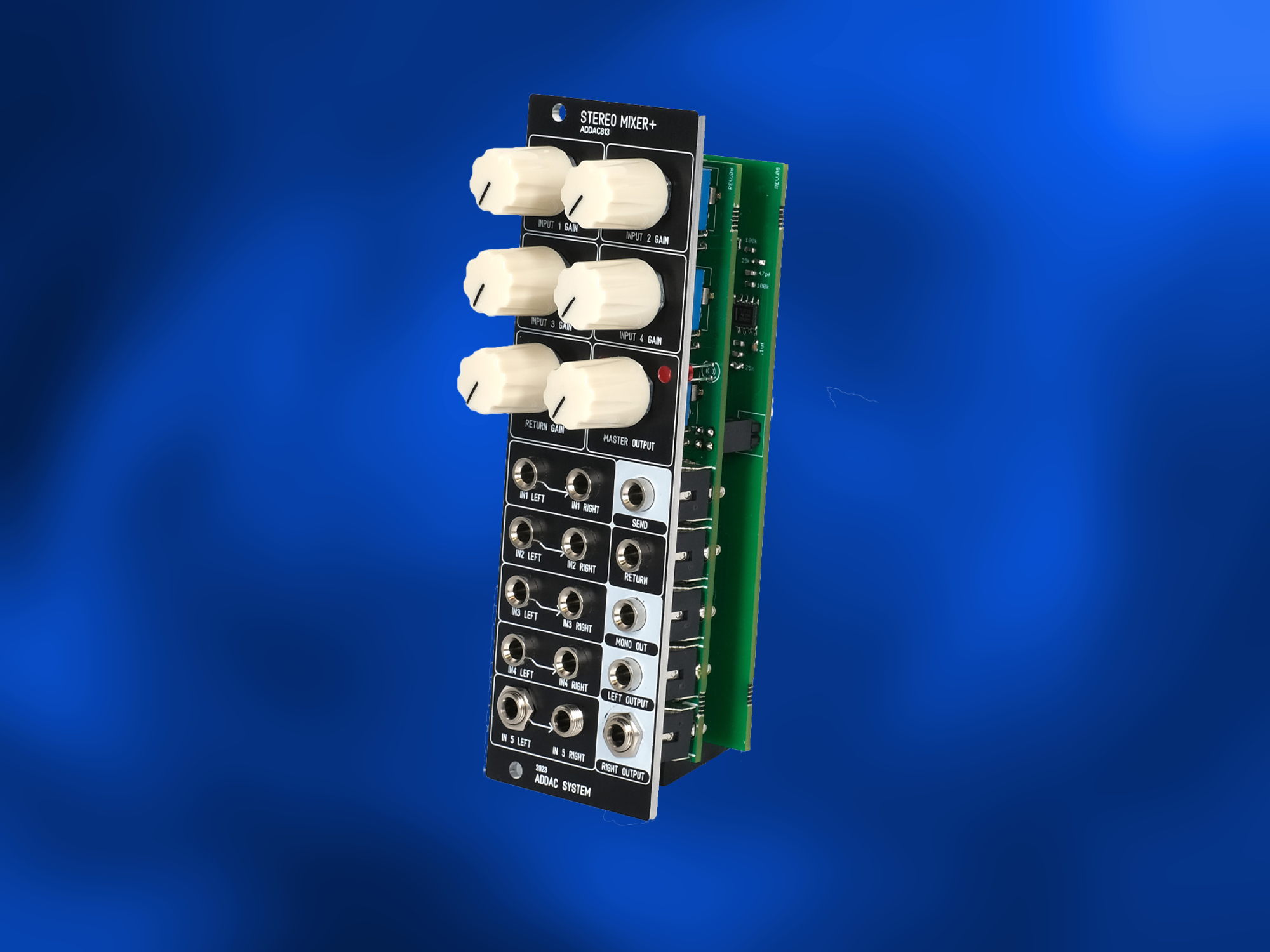 Mixing Power in a Small Footprint: Introducing ADDAC813 Stereo Mixer +