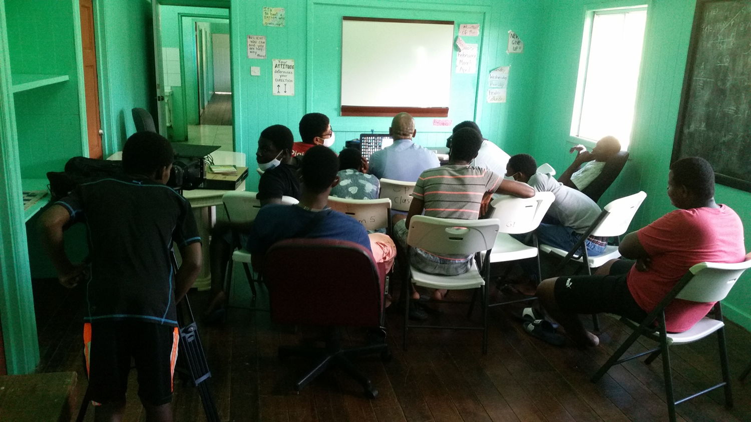 Youth at Boys Training Center get cinematography training through Juvenile Justice Reform Project