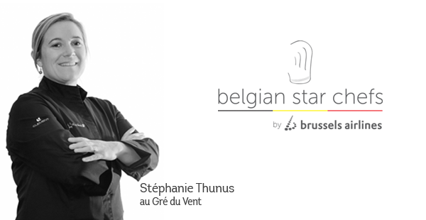 Lady chef Stéphanie Thunus en Brussels Airlines creëren gastronomische ervaring op 10km hoogte