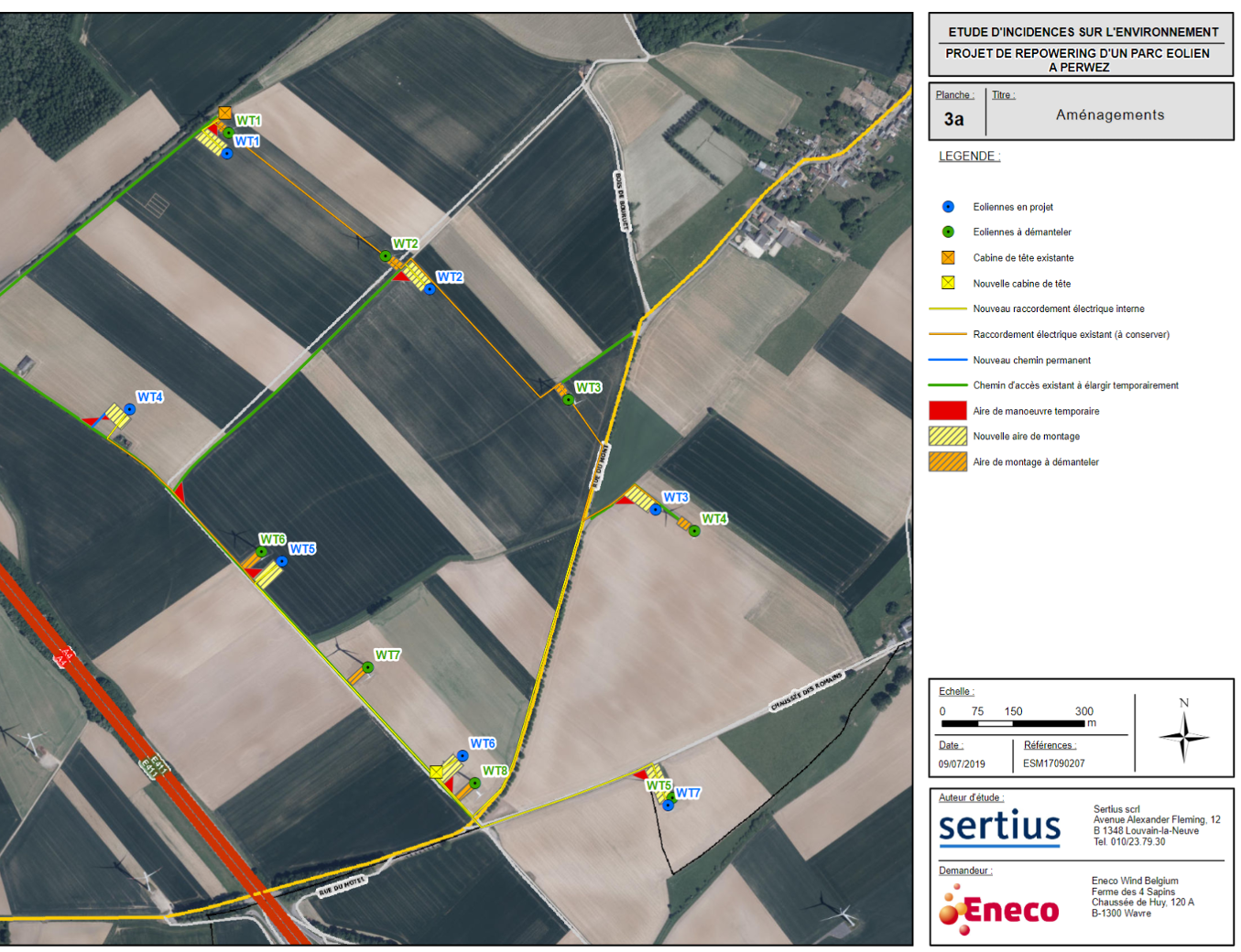 Plan d'implantation Repowering Perwez