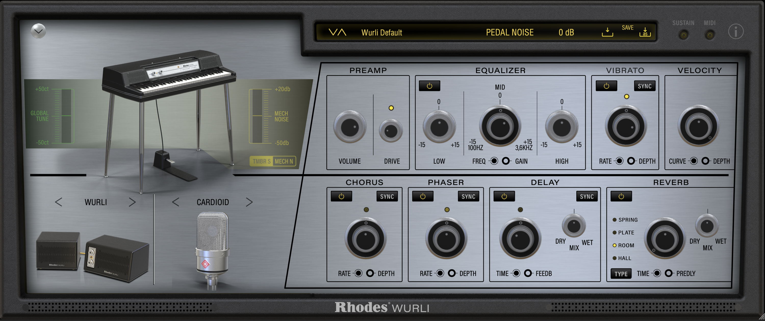 Rhodes Music Introduces the Rhodes Wurli Plug-in: A Faithful Recreation of the Classic Reed-Based Electric Piano
