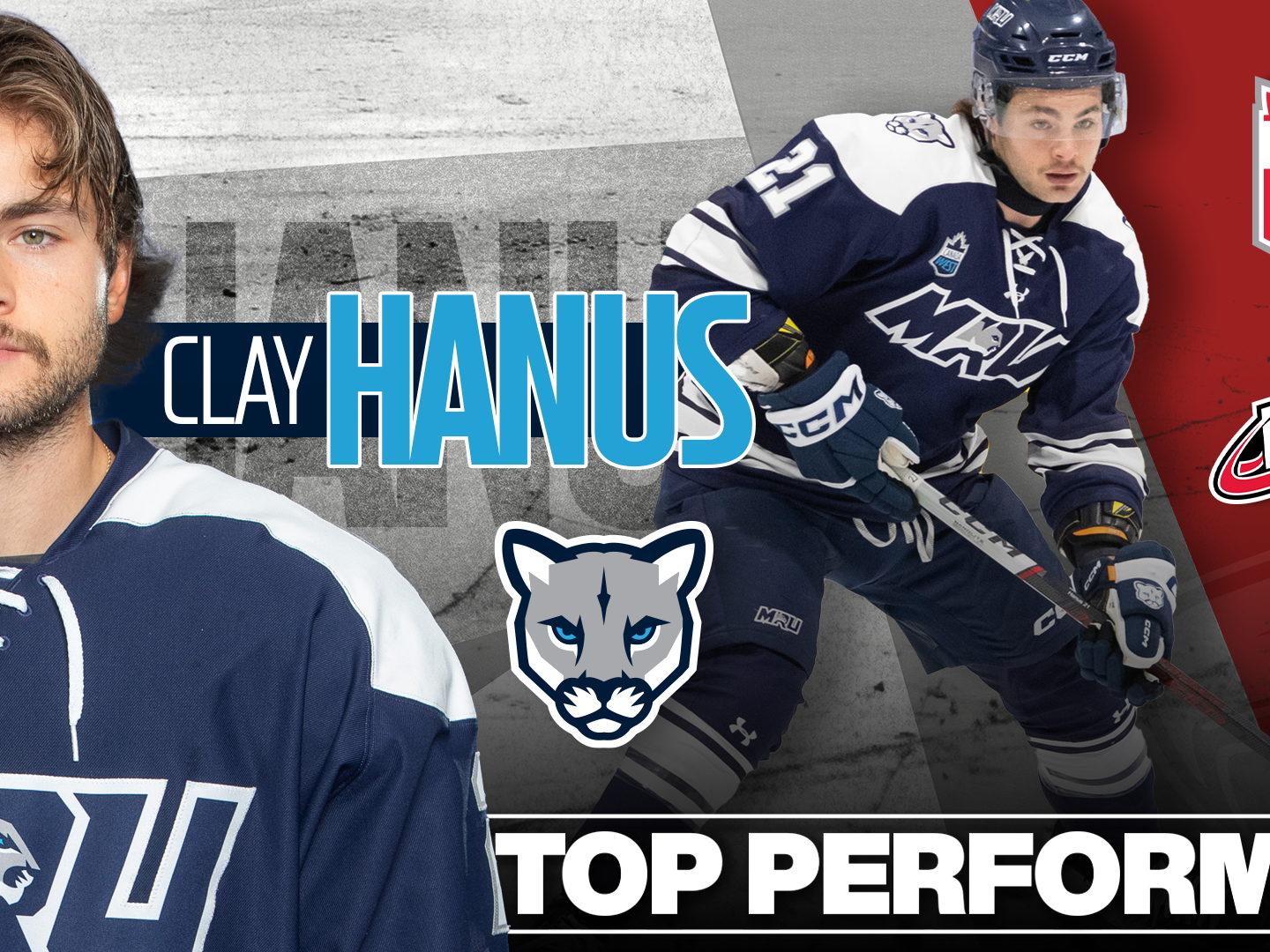 Clay Hanus named 2024-25 CW/WHL Top Performer