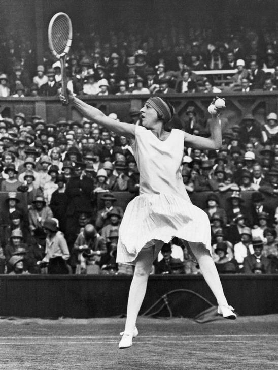 AKG3970183 Suzanne Lenglen at Wimbledon 1921 ©akg-images / TT News Agency / SVT