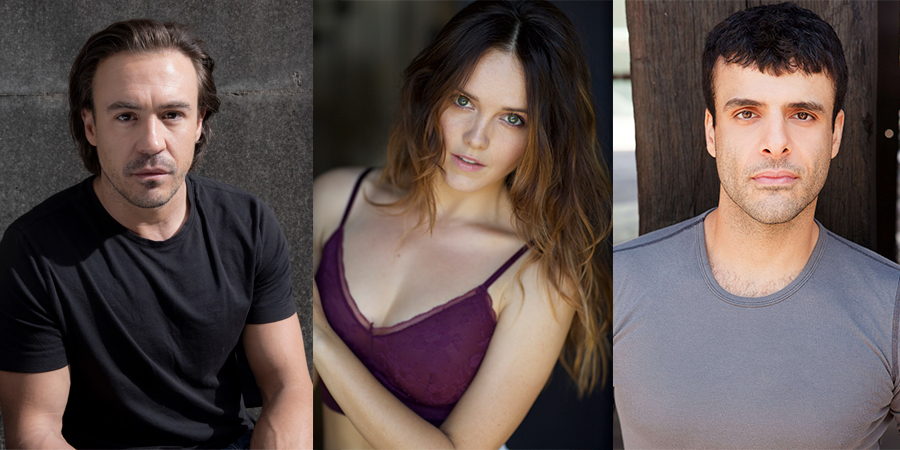L to R: Ben O'Toole, Rebecca Breeds, Fayssal Bazzi L to R: Ben O'Toole, Rebecca Breeds, Fayssal Bazzi