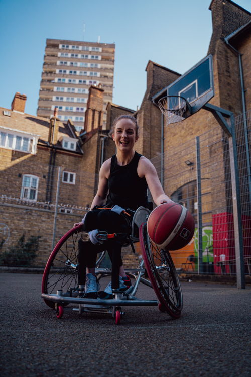Wheelchair basketball star, Siobhan Fitzpatrick 