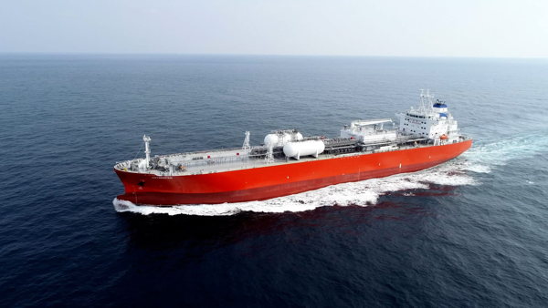 Belgian gas shipper Exmar launches world's first oceangoing vessel powered by ammonia