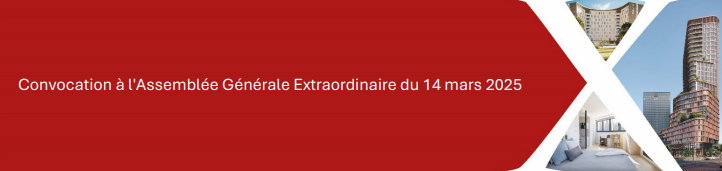 Convocation à l'Assemblée Générale Extraordinaire du 14 mars 2025