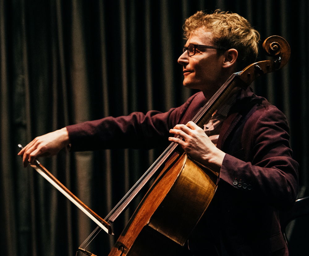 2017 Luminarts Fellow in Classical Music Strings, Cello Alexander Hersh; Photo by Bruce A. Williams