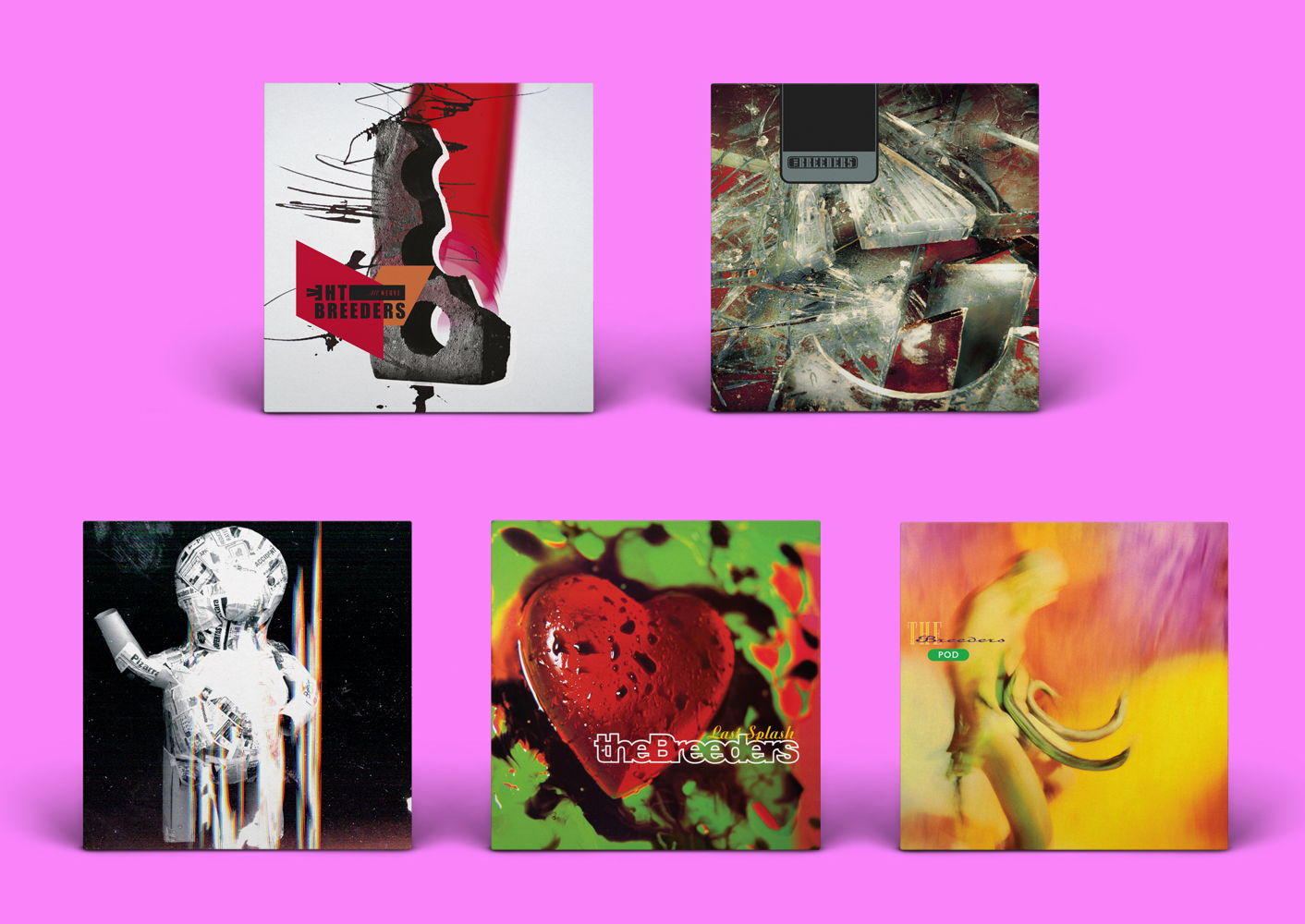 The Breeders 2018 reissues - pink