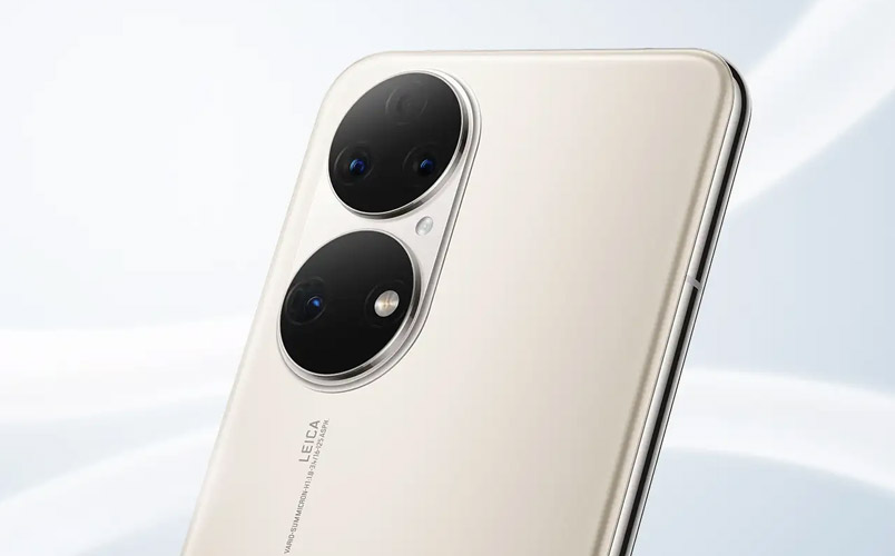 Cover Per Huawei P50: Trasparente Con Design Stelle E Luna, TPU Sottile Antiurto
