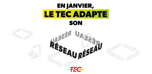 Le TEC adapte son réseau dès le 1er janvier 2022 !