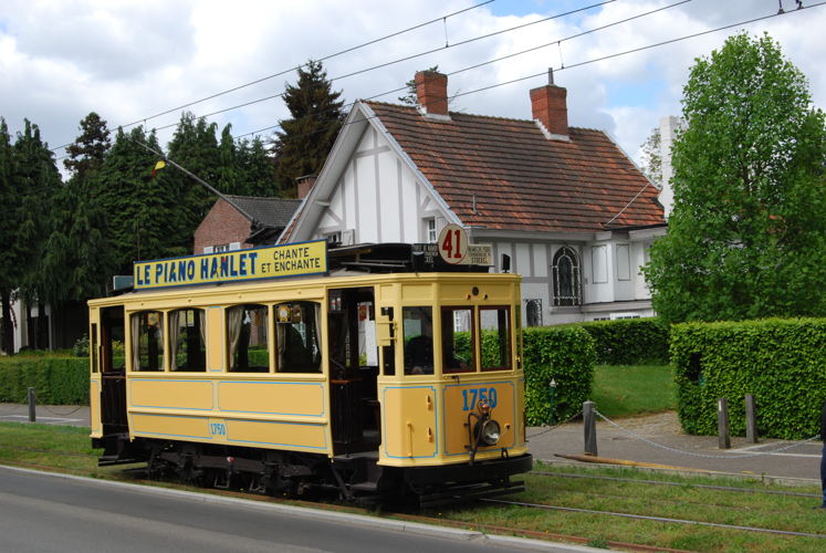 Een typische Brusselse tram uit de jaren rond de Eerste Wereldoorlog. Foto: Jean-Marie Van Melderen