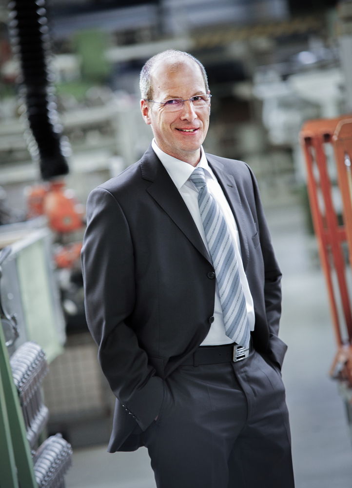 Kai Hopfensberger, Leiter der Zweigniederlassung Hatz West in Darmstadt