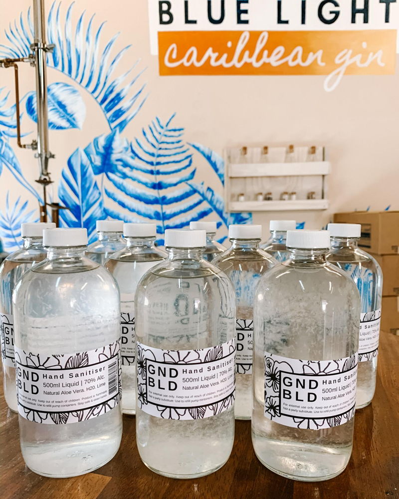 Blue Light Distillery Hand sanitizers 
