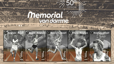 Bpost rend hommage au 50e Memorial Van Damme avec de nouveaux timbres-poste 