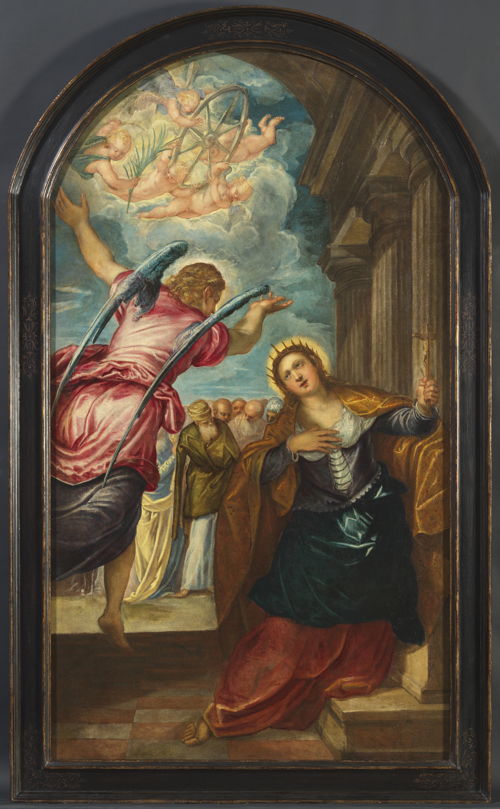 Jacopo Tintoretto (1518-1594), de Heilige Catharina (1560-1570),  photo KIK-IRPA