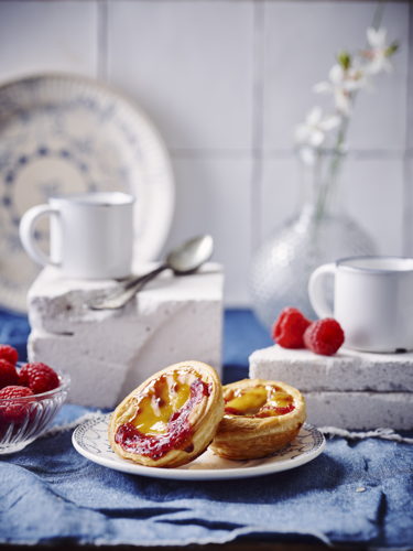 Pasteis de nata - framboos