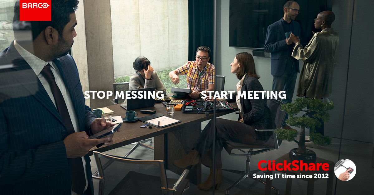 ClickShare en TBWA verklaren de oorlog aan vergaderchaos met gedurfde nieuwe campagne
