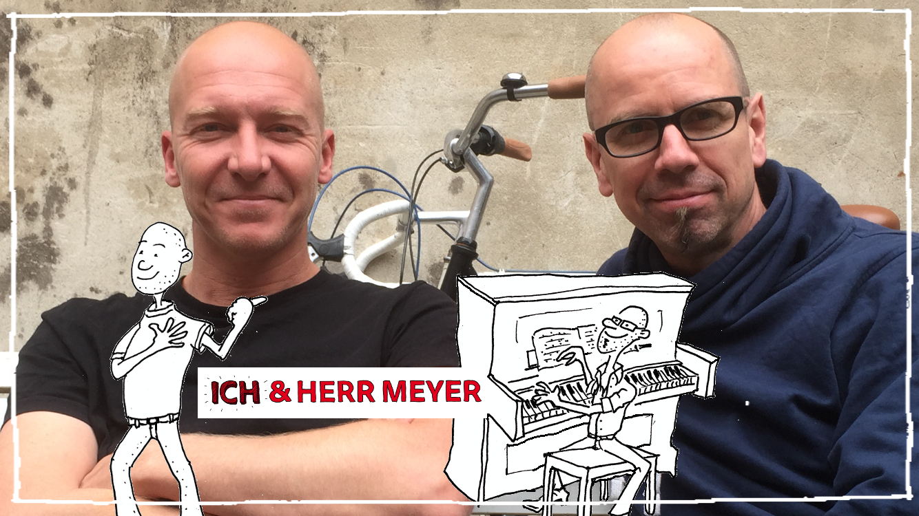 2015 entschieden sich die beiden Väter die produzierten Kindersongs unter dem deutschen Namensvetter „ICH & HERR MEYER“ zu veröffentlichen. Copyright: ICH & HERR MEYER