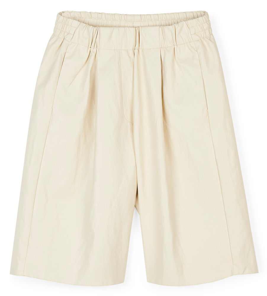 Faux leather bermuda, CKS