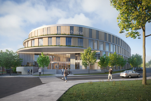 Nouvel Institut de Psychiatrie pour les Cliniques universitaires Saint-Luc et Valisana à Bruxelles