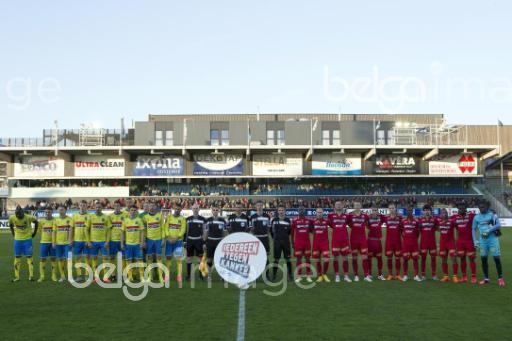 Scoren tegen Kanker door Oostende-KVC Westerlo
(c) BELGA