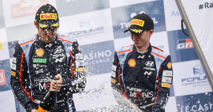 Een veelbelovende start van het WRC seizoen voor Thierry Neuville en Martijn Wydaeghe