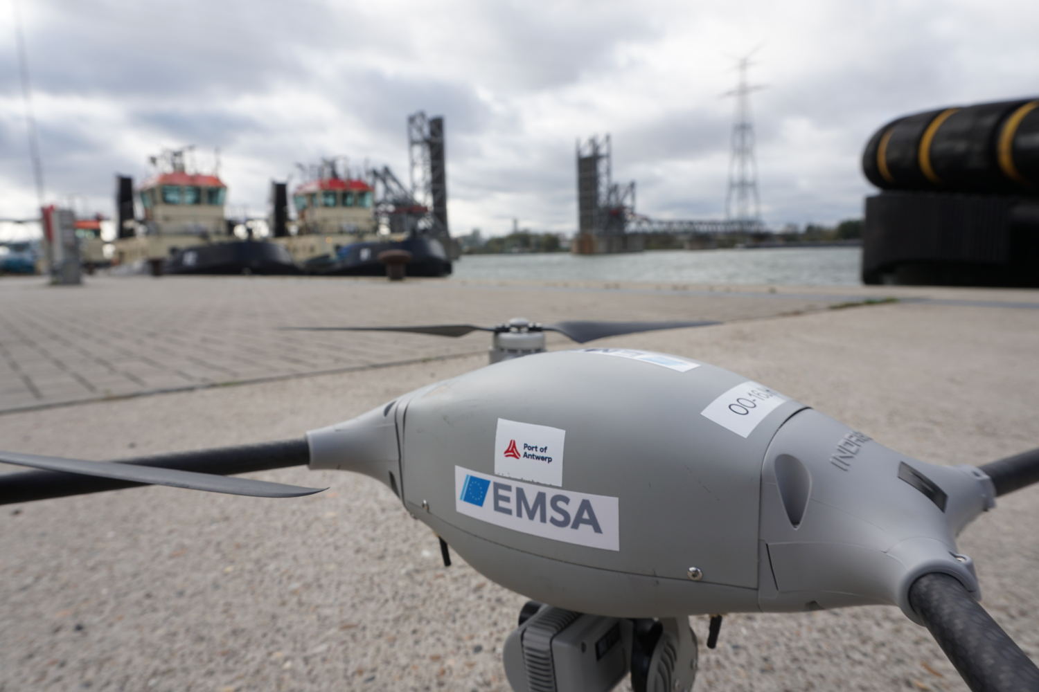 samenwerking - Port of Antwerp & European Maritime Safety Agency (EMSA) - copyright Port of Antwerp 