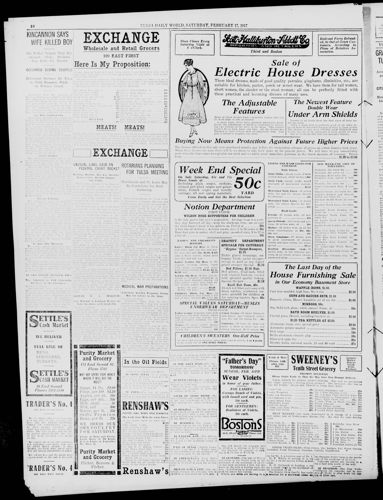Tulsa Daily World, 17 februari 1917