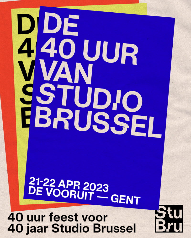 De 40 uur van Studio Brussel © Studio Brussel