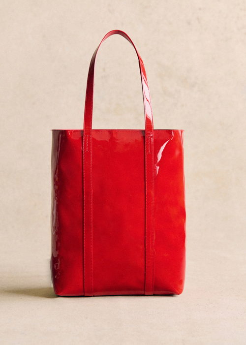 Sézane - LE CABAS Rouge vernis  (3)