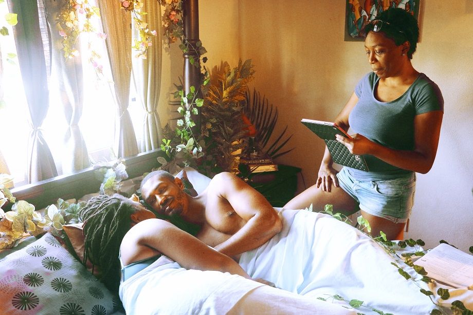 A scene from the movie 'The Knot' produced by Davina Lee