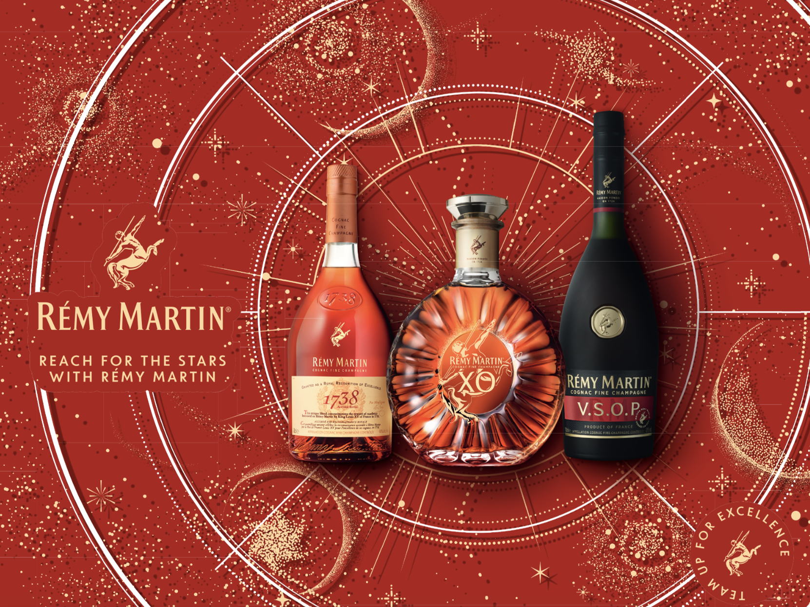 Reik naar de sterren met de feestdagencollectie van Rémy Martin