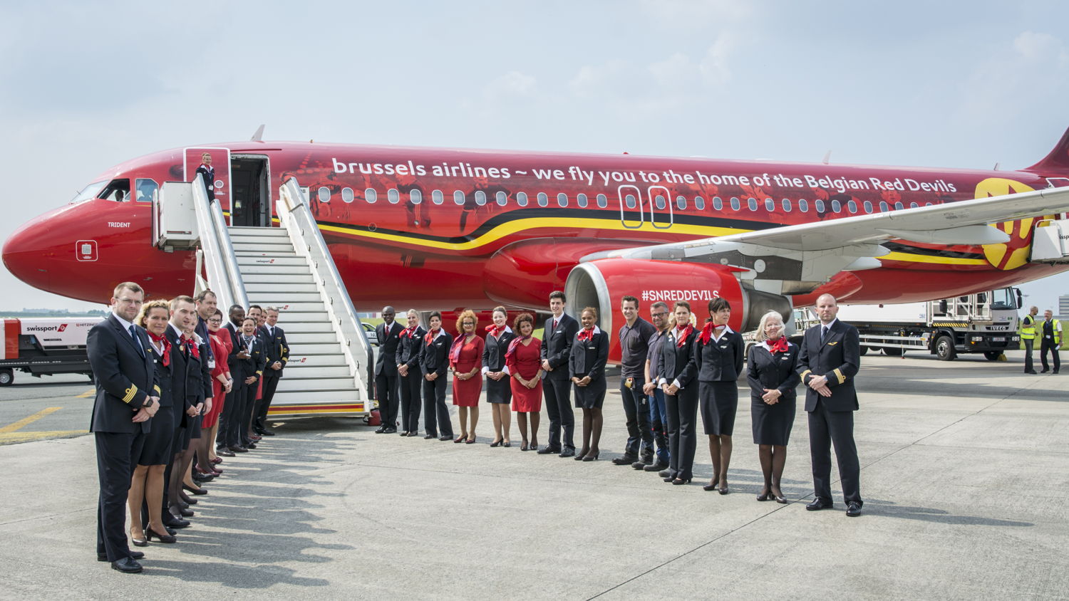 Departure of the Belgian Red Devils to France for the European Championship 2016