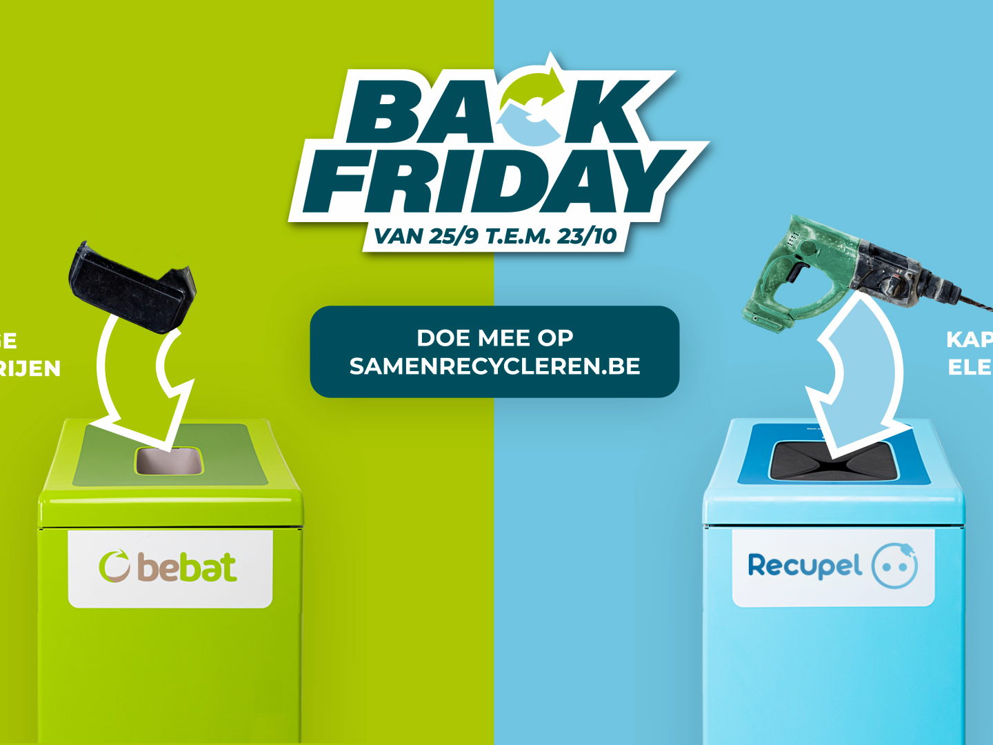 « Back Friday » : rapportez vos piles, batteries et électros usagés !