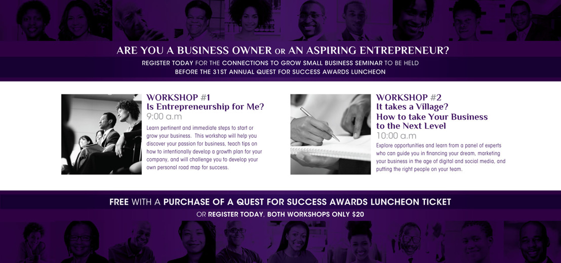 Dallas Black Chamber of Commerce will host their 31st Annual Quest for Success Seminar & Luncheon