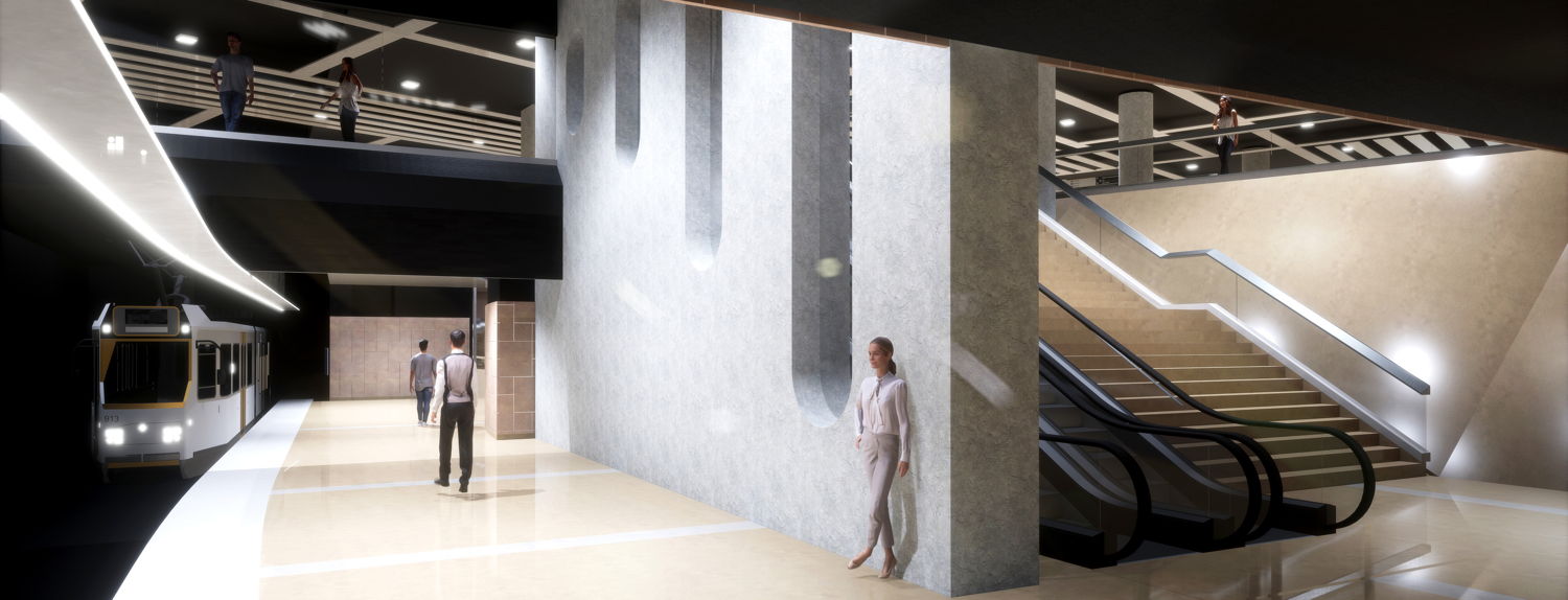 Vernieuwd premetrostation
©Witteveen-Bos Belgium nv ism Cross Architecture