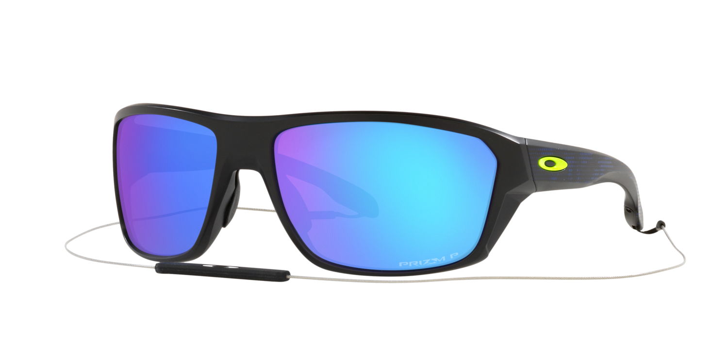 OAKLEY HIGH RESOLUTION COLLECTION - SPLIT SHOT HIGH RESOLUTION BLUE WITH PRIZM SAPPHIRE POLARIZED