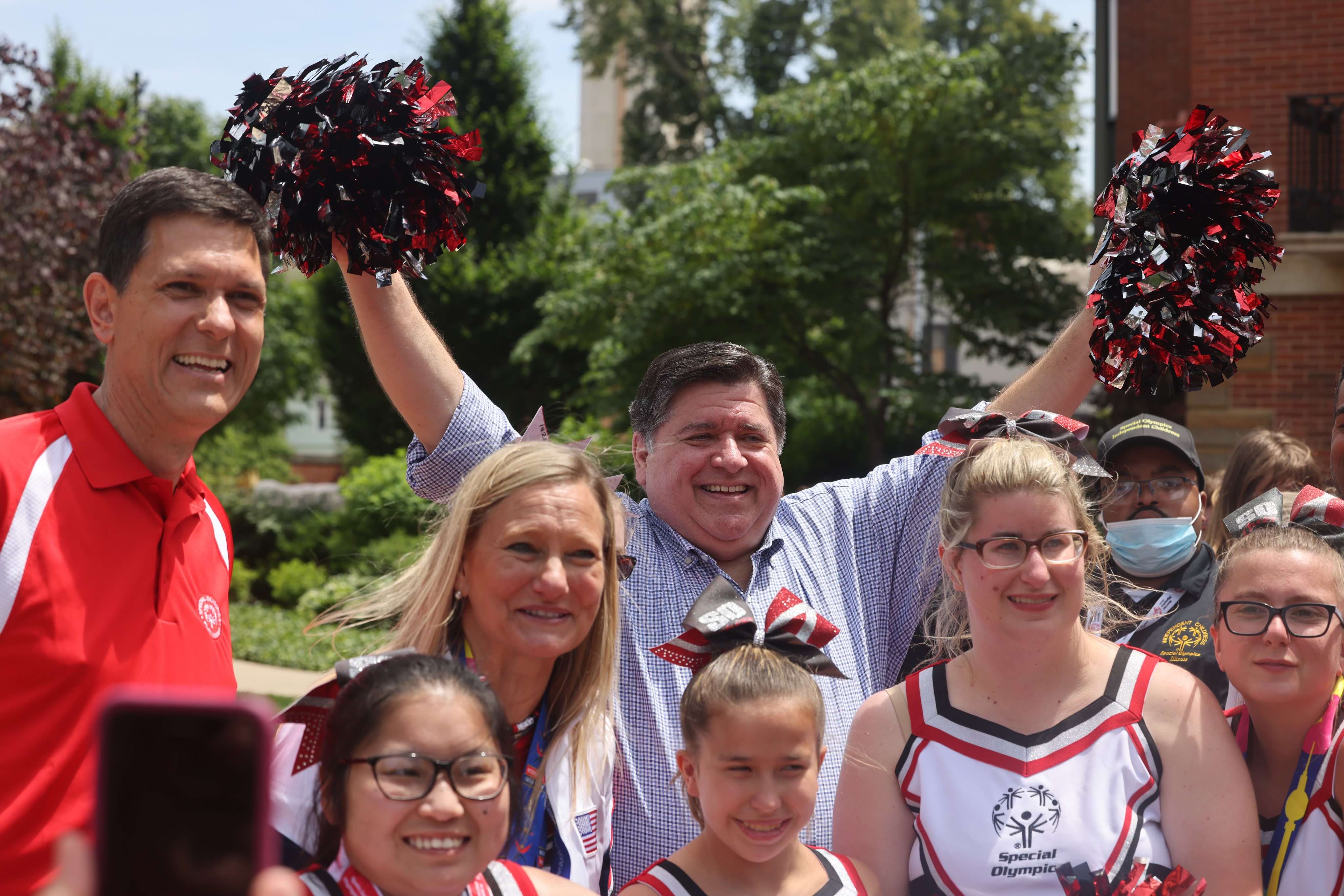 Gov. Pritzker and First Lady MK Pritzker Join Special Olympics Illinois ...