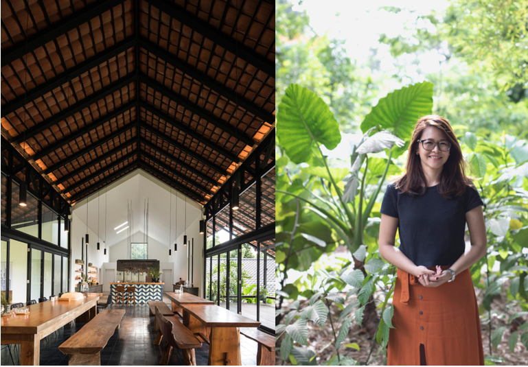 Above: Right - Farmstay Sukabumi, Indonesia; Left - Founder, Goy Zhenru