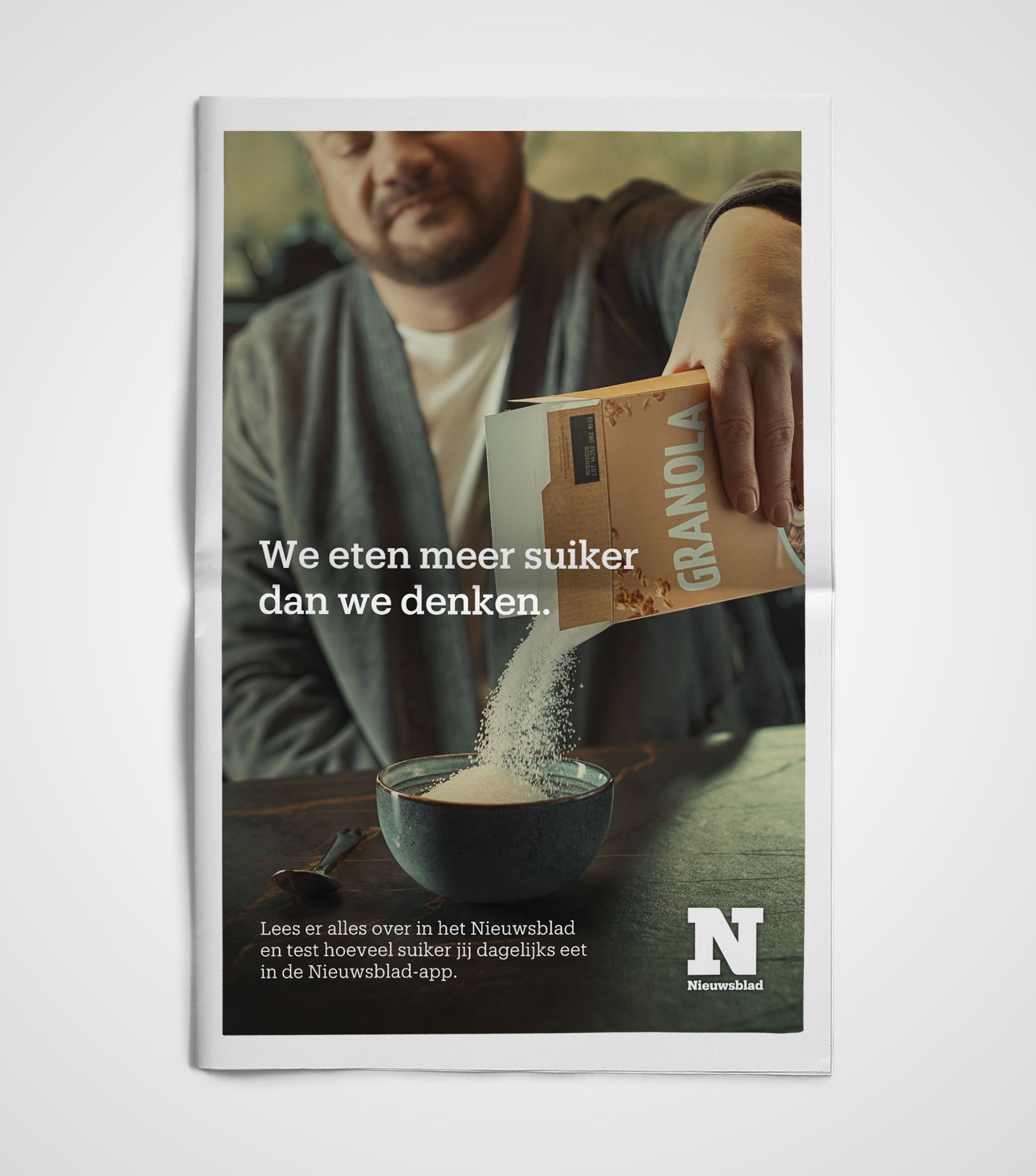 AKQA Brussels maakt verborgen suikers zichtbaar voor het Nieuwsblad