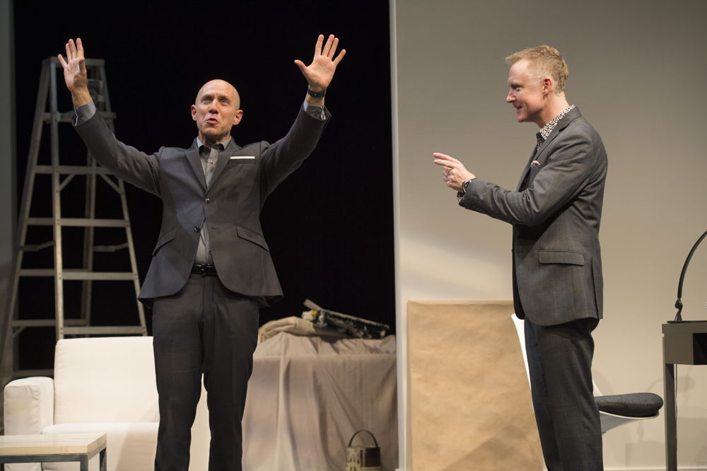 Brian Markinson and Vincent Gale in Speed-the-Plow / Photos by David Cooper