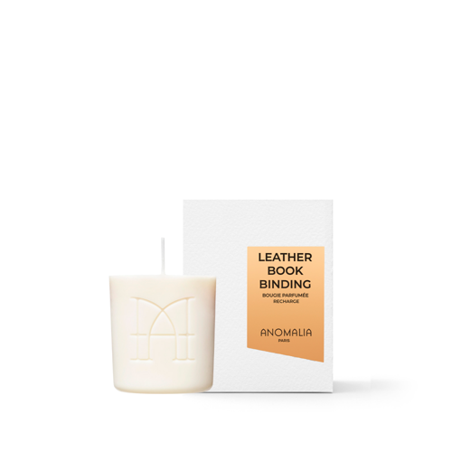 SKINS_ANOMALIA_Refill scented candle leather book binding_230gr SKINS_ANOMALIA_Refill scented candle leather book binding_230gr