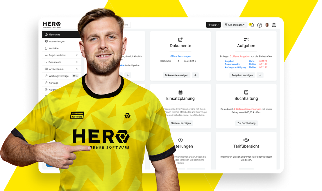 Niclas Füllkrug für HERO Software