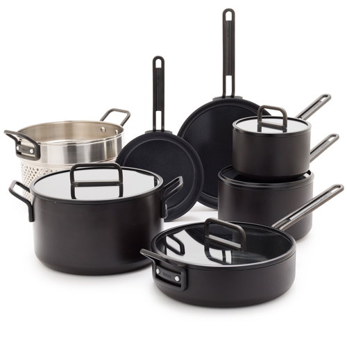 GreenPan™ Stanley Tucci™ Ceramic Nonstick 11-Piece Cookware Set, Milano Black - €799 GreenPan™ Stanley Tucci™ Ceramic Nonstick 11-Piece Cookware Set, Milano Black - €799