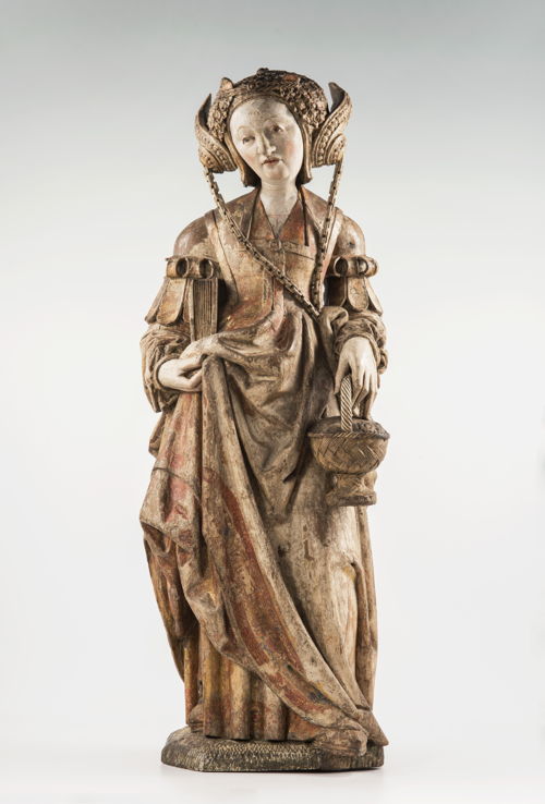 Maître de la Tête de Femme en Pierre, Utrecht, Sainte Dorothée, vers 1520-30
 © Suermondt-Ludwig-Museum