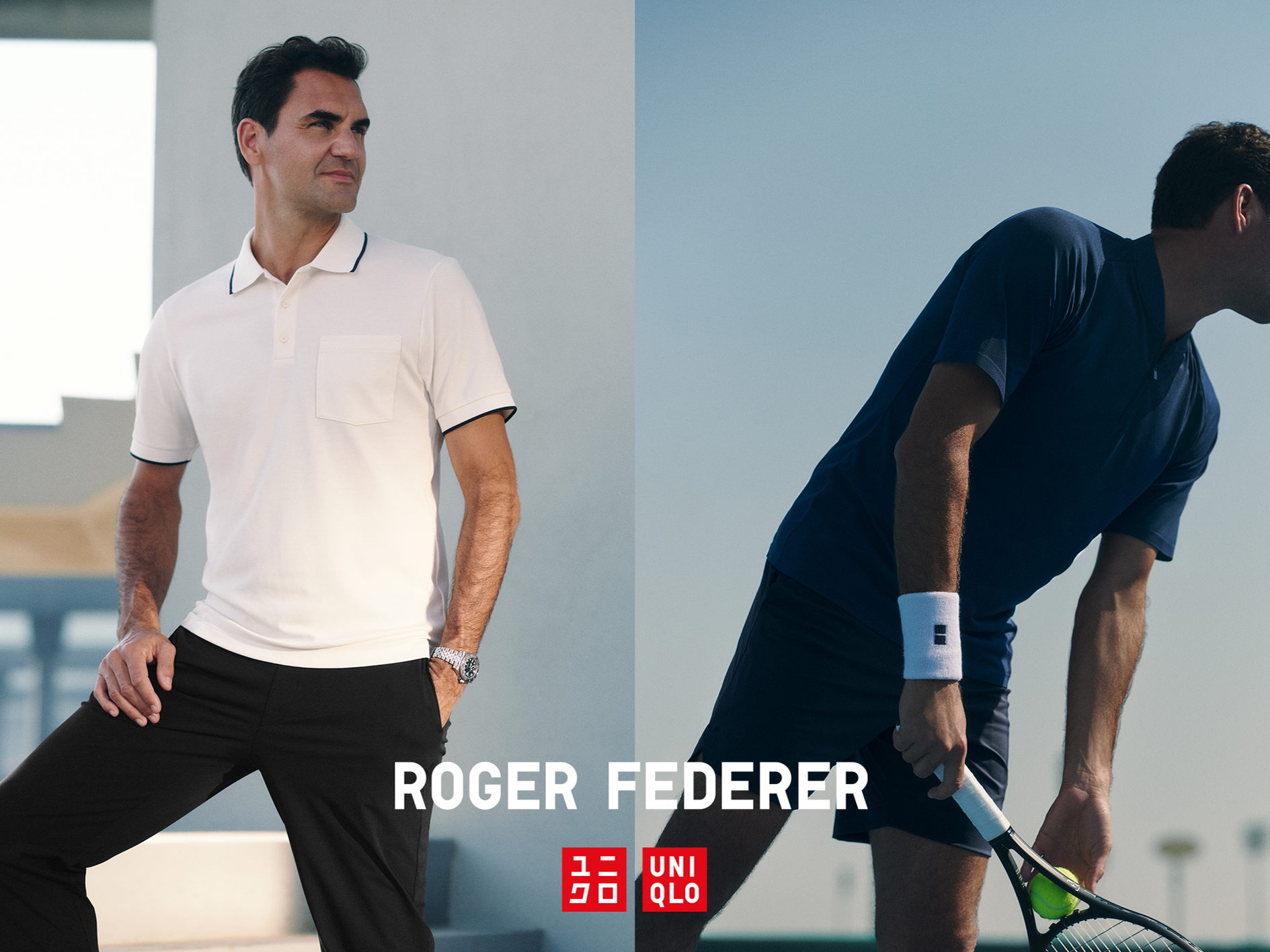 UNIQLO lanceert sportieve collectie geïnspireerd op Roger Federer's stijl 