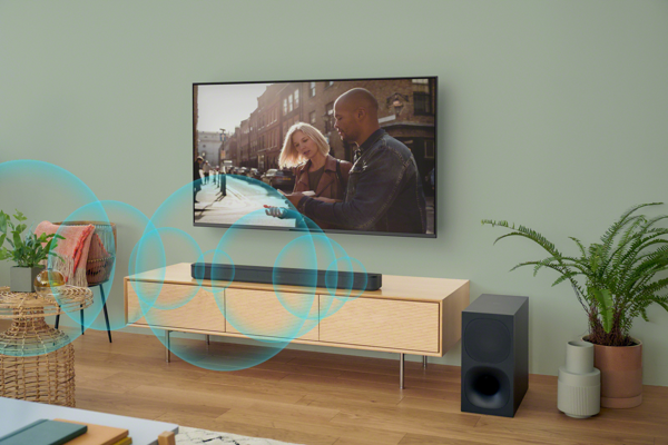 Geniet van een volle surround sound met de Sony HT-S400-soundbar