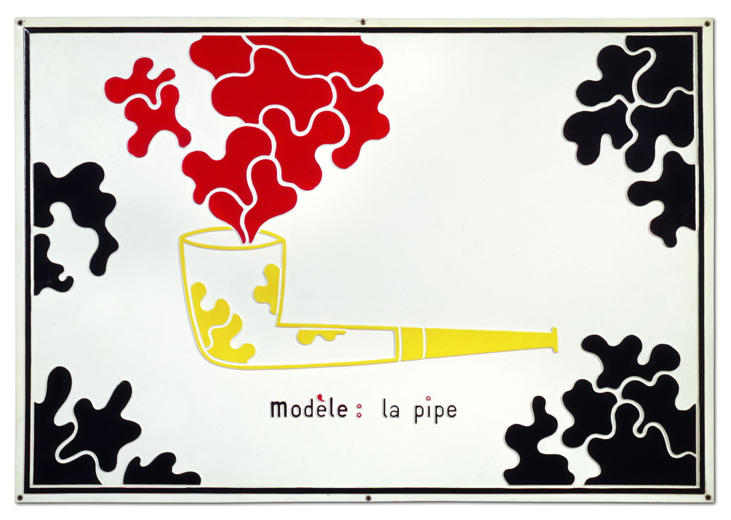 Marcel Broodthaers, Modèle : la pipe, 1968-69 © Succession Marcel Broodthaers – Sabam 2021